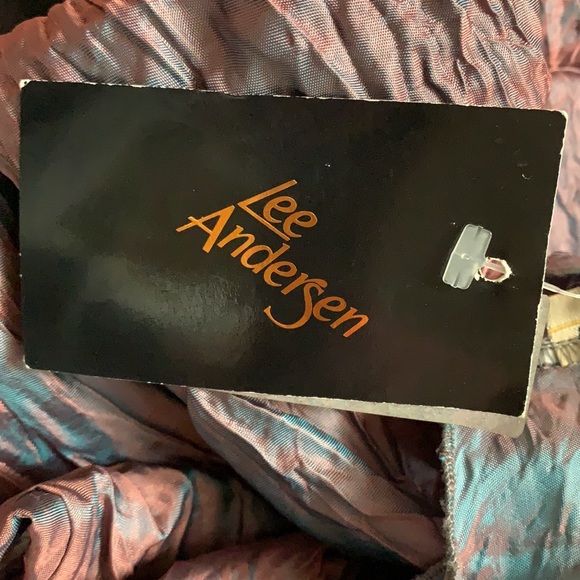 Lee Andersen - Crushed Silk Midi Scoop Neck Dress Tres Laurel - NEW - Picture 6 of 8